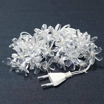 TurboTraders 42 LEDs 12 m Yellow Steady Flower Rice Lights