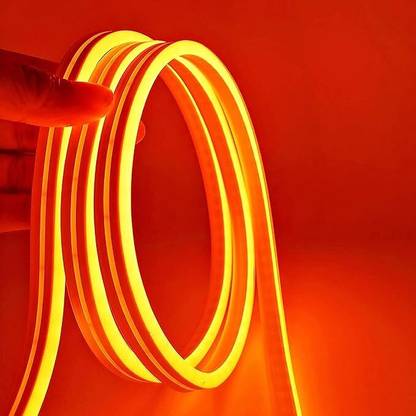 Baslash 600 LEDs 5 m Orange Steady Strip Rice Lights