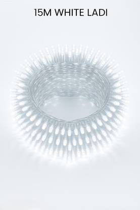 spark world 40 LEDs 11 m White Steady Bulb Rice Lights  (Pack of 1)