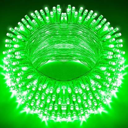MPROW 40 LEDs 11 m Green Steady Bulb Rice Lights