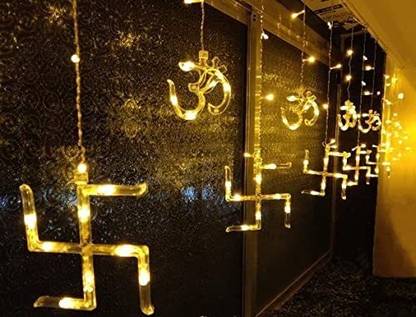 Zalar 14 LEDs 120 m Multicolor Steady Om Rice Lights