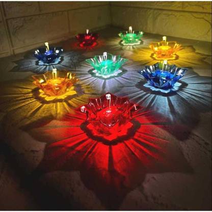 Chronos 1 LEDs 0.2 m Transparent Steady Diya Rice Lights