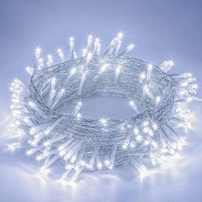 PESCA 40 LEDs 11 m White Steady String Rice Lights