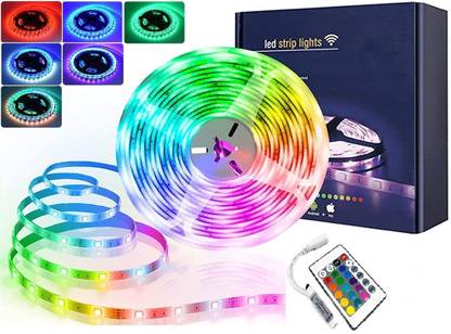 Desidiya 300 LEDs 5 m Multicolor Color Changing Strip Rice Lights