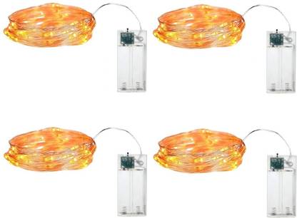 xenith 30 LEDs 3 m Yellow Steady String Rice Lights