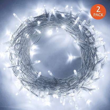 Home Delight 22 LEDs 10 m White Steady String Rice Lights