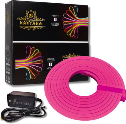 KAVYARA 600 LEDs 5 m Pink Steady Strip Rice Lights