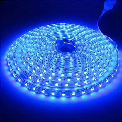 33 Foot 10M Rope Light Waterproof High Brightness For Indoor/Outdoor Use 720 LEDs 10 m Blue Steady Strip Rice Lights