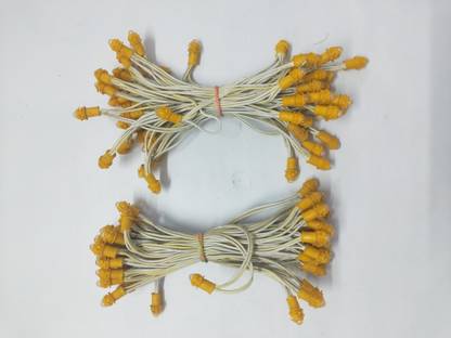 Sunrays 50 LEDs 12.6 m Yellow Steady Bulb Rice Lights