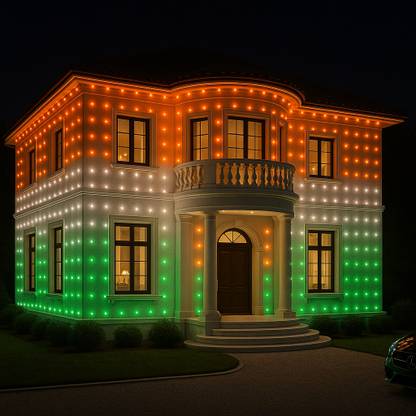 valora 40 LEDs 11 m Multicolor Steady String Rice Lights