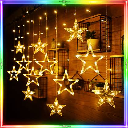 Daily Needs Shop 1200 LEDs 10 m Beige Flickering Star Rice Lights