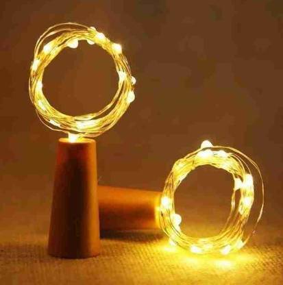 Glow Right 65 LEDs 3 m Yellow Steady Owl Rice Lights
