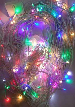 Woard 250 LEDs 90 m Multicolor Color Changing, Flickering Strip Rice Lights