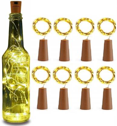 Trendx 20 LEDs 2.03 m Gold Steady String Rice Lights