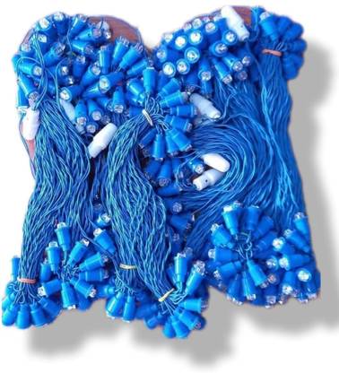 Divyansh 40 LEDs 13 m Blue Steady Bulb Rice Lights