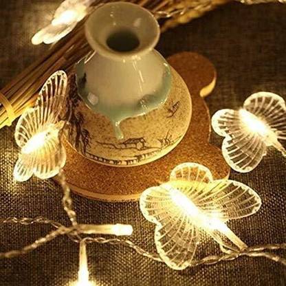 Home Delight 14 LEDs 4 m Yellow Steady String Rice Lights