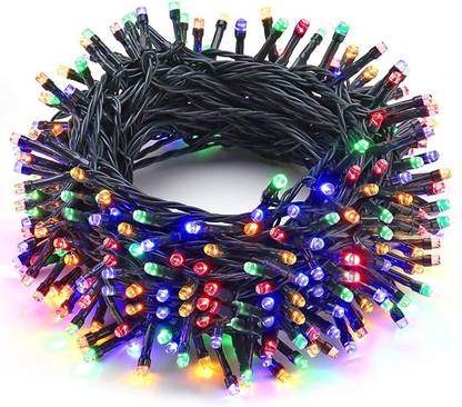 NISCO 120 LEDs 30 m Multicolor Steady String Rice Lights