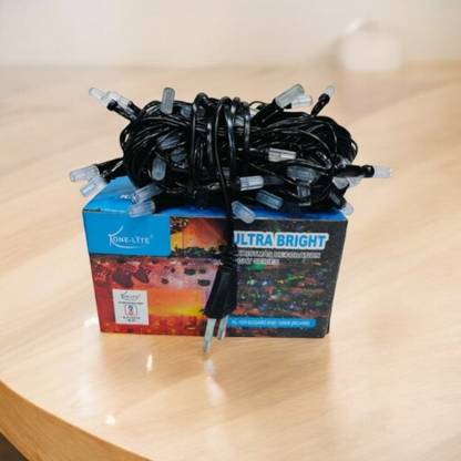 HASRU 100 LEDs 3 m Multicolor Steady Bottle Rice Lights