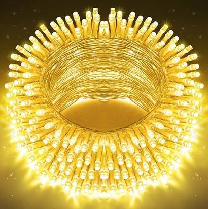 MPROW 40 LEDs 11 m Yellow Steady Bulb Rice Lights
