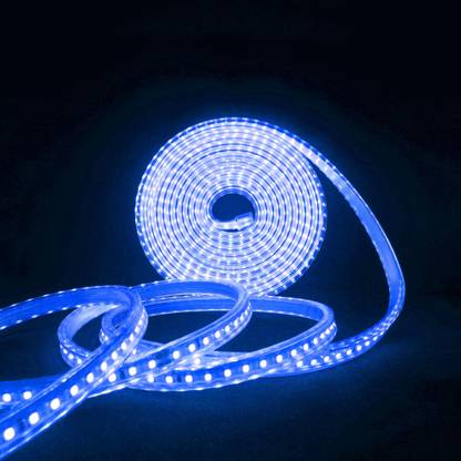 Geep 600 LEDs 5 m Blue Steady Strip Rice Lights