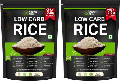 GREEN SUN Low Carb | Keto | Healthy Food| Super Food|Diet Food Plain Rice (Small Grain)