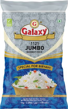 GALAXY 1121 Jumbo 1 Kg Basmati Rice (Long Grain)