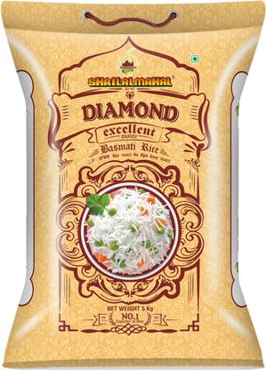 SHRI LAL MAHAL Diamond Basmati Rice 5Kg Basmati Rice (Long Grain, Steam)