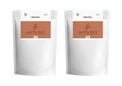 ARANYAKA Kerala Matta Rice (10 kg) (Rose Matta Rice | Palakkadan Rice | Vadi Matta Rice | Brown Matta Rice (Medium Grain, Parboiled)