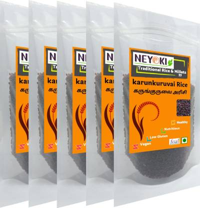 NEYOKI Karunkuruvai Rice 2.5kg Red Kuruva Rice (Full Grain, Unpolished)
