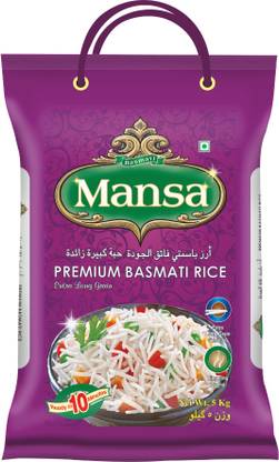 Basmati Mansa Mansa_ pre_5 K.G Basmati Rice (Long Grain, Steam)