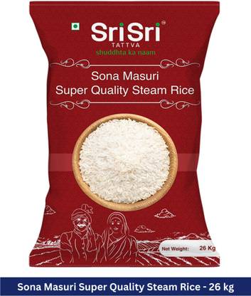 Sri Sri Tattva Sona Masuri Super Quality  Sona Masoori Rice (Full Grain, Steam)