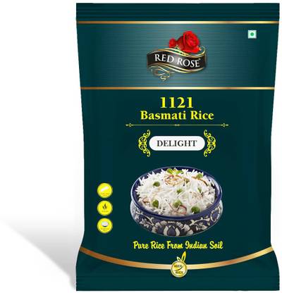 Red Rose Delight Basmati Rice is a Extra Long grain with an exquisite aroma and flavour Basmati Rice (Full Grain, Steam)