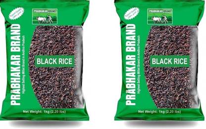 Prabhakar Brand Black Rice  Black Everyday Rice (Medium Grain, Unpolished)