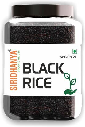 SIRIDHANYA Organic Karuppu Kavuni Export Quality USFDA Certified Black Boiled Rice (Full Grain, Unpolished)