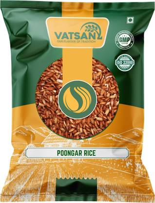 VATSAN Poongar|Traditional Red|Red Everyday Rice Brown Boiled Rice (Medium Grain)