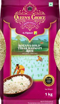 Queen's Choice Rozana Gold Tibar Basmati Rice by Flipkart Grocery