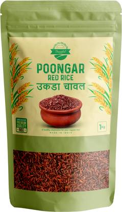 Danodia Poongar Red Rice: Nutrient-Dense, Aromatic, and Non-GMO Rice for Healthy Cooking Red Boiled Rice (Medium Grain, Parboiled)