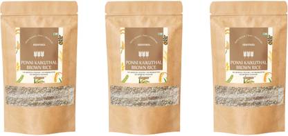 ARANYAKA Brown Chawal | Loaded with Dietary Fiber and Nutrients| Brown Boiled Rice (Medium Grain, Unpolished)