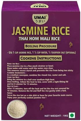 UMAI Premium Jasmine Rice | Vacuum Packed | Jasmine Rice (Long Grain)