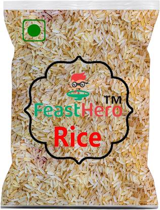 Feasthero 100% Premium Quality Hyderabadi biryani Basmati Rice (Long Grain, Steam)