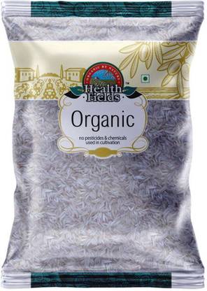 HealthFields Organic White Basmati Rice Basmati Rice (Long Grain, Unpolished)