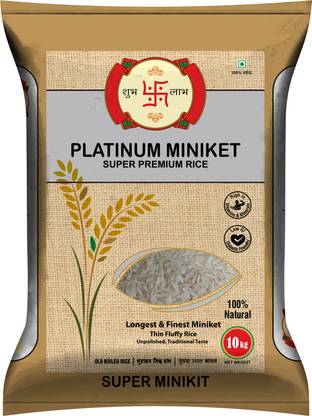 Shub Labh Platinum Super Premium Minikit Rice (Full Grain, Parboiled)