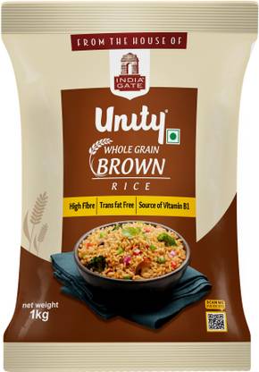 Unity From The House of India Gate - Brown Raw Rice (Full Grain)