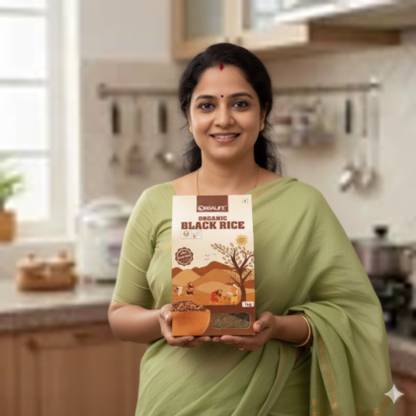 ORGALIFE black rice Black Black Rice (Full Grain)