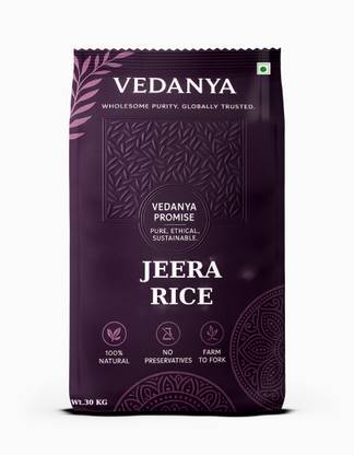 Vedanya Jeera Samba - Aromatic Small Grain | Perfect for Biryani & Traditional Meals | Jeera Samba Rice (Small Grain)