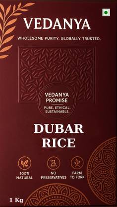 Vedanya Dubar Basmati Rice - Everyday Delight | Broken Basmati with Full Aroma Basmati Rice (Medium Grain)