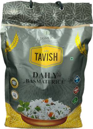 Tavish Daily Basmati Rice 5 Kg Basmati Rice (Long Grain, Steam)