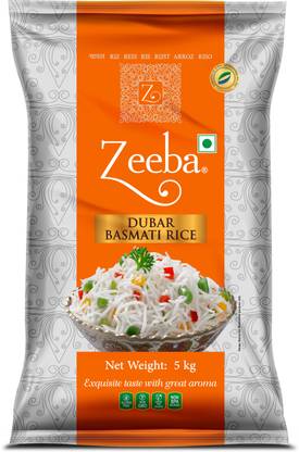 Zeeba Dubar Basmati Rice Bag 5kg Basmati Rice (Steam)
