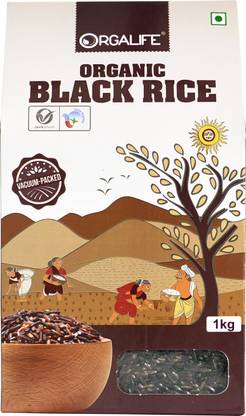 ORGALIFE black rice Black Black Rice (Full Grain)