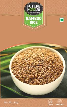 Future Foods Pack of Bamboo Rice 1 kg & Black Rice 1 kg Black Raw Rice (Long Grain, Raw)